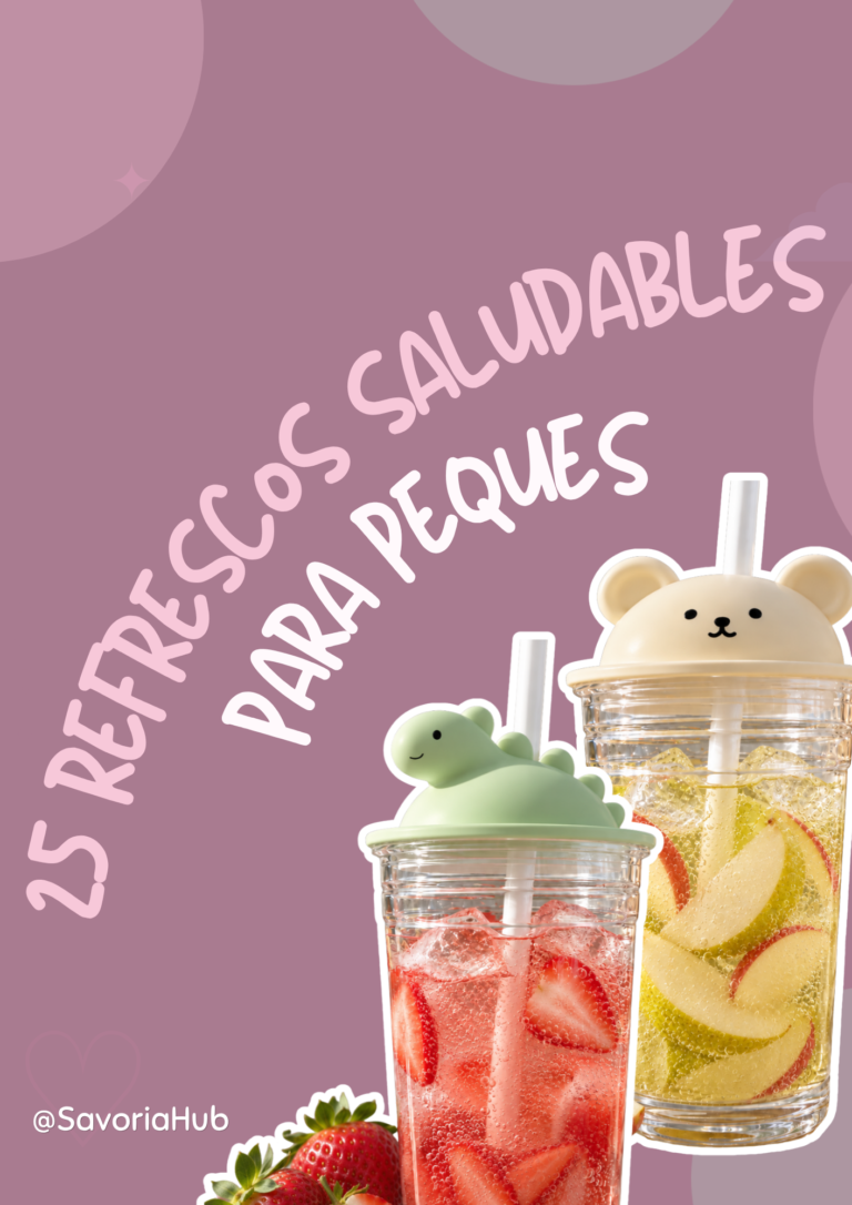 25 Refrescos Saludables para Peques